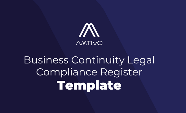 business continuity legal compliance register template