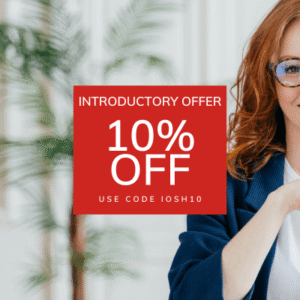 10% off introductory offer with female smiling in the background