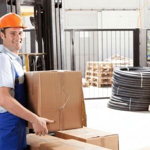 10% off introductory discount with smiling construction worker