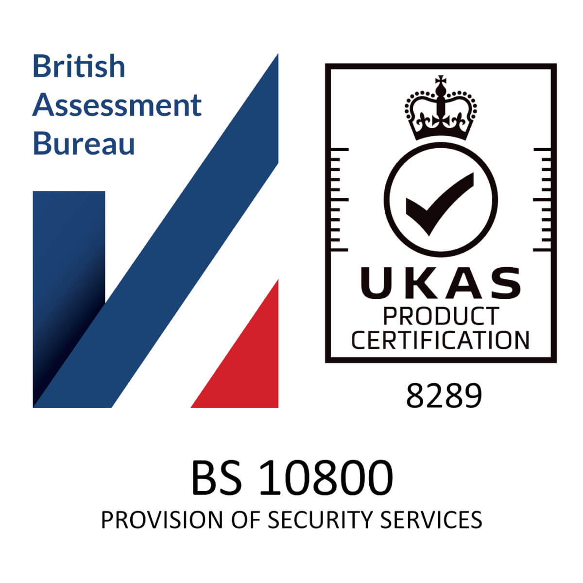 BS 10800 UKAS-Accredited Badge
