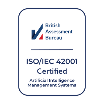 ISO 42001 NON UKAS-Accredited Badge