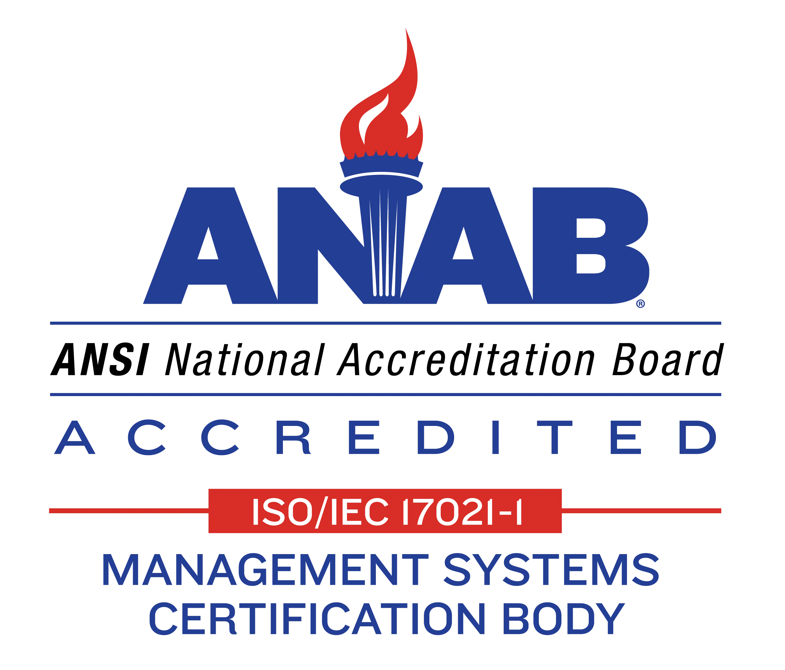 ANAB Accredited logo - color