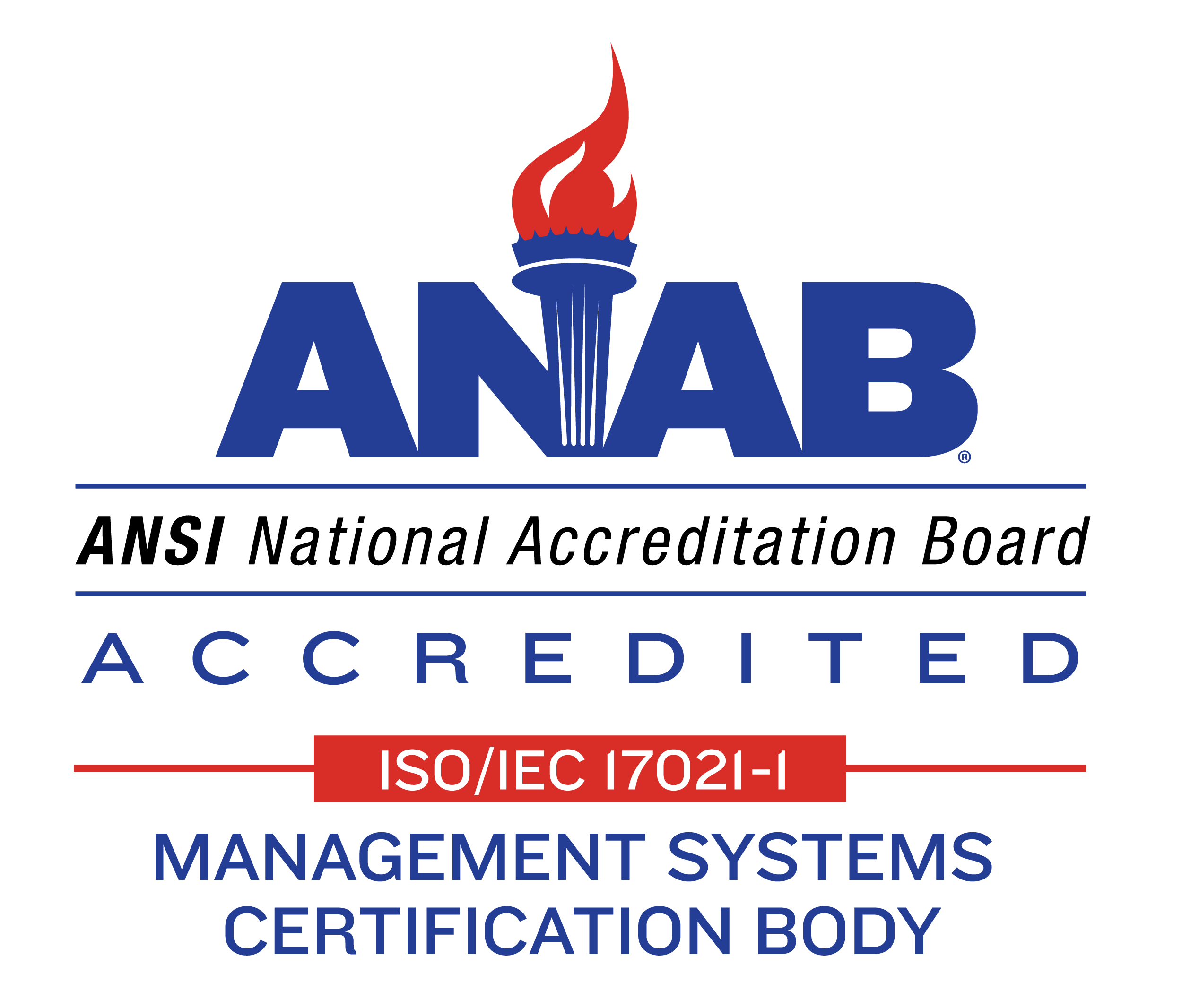 ANAB Accredited logo - color