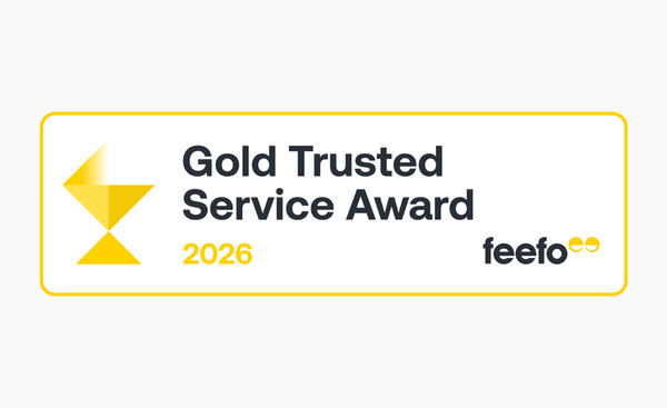 Amtivo - Feefo Gold Award for Exceptional ISO Certification Services